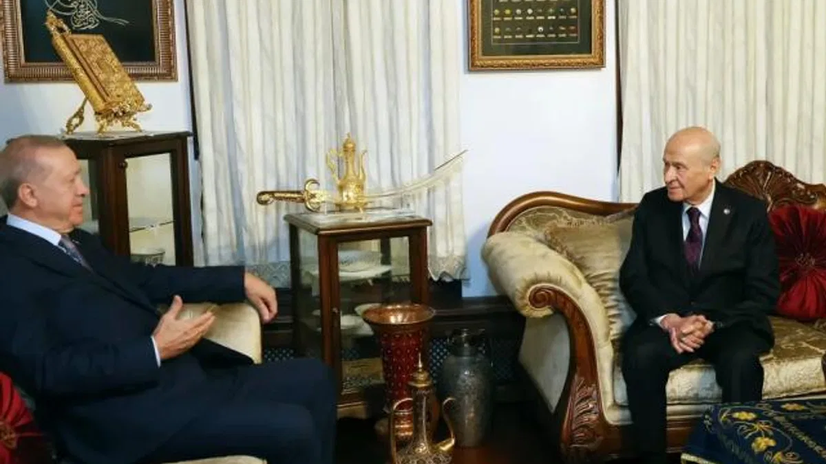 Cumhurbaşkanı Erdoğan’dan Bahçeli’ye ziyaret