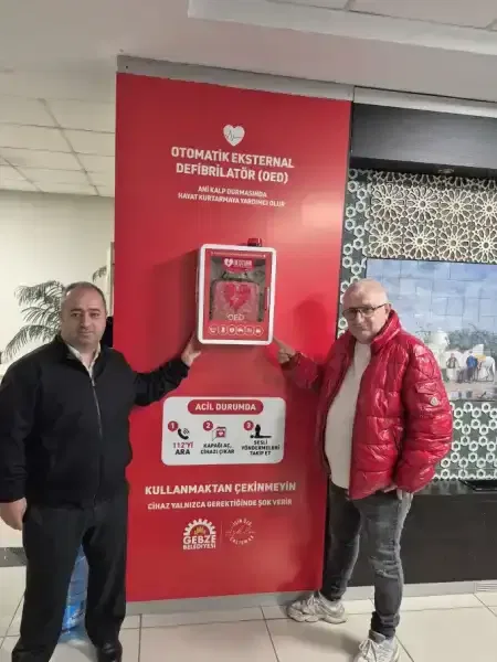 Gebze'de kalbi duranlar için OED cihazı dönemi