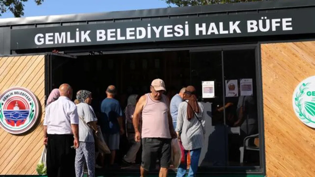 Gemlik Belediyesi’nden Kumla’ya yeni halk büfe hizmeti