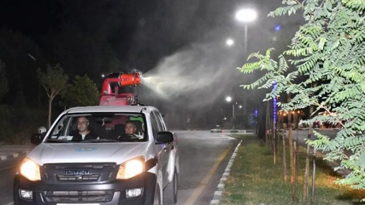 Haşere ile mücadelede 24 saat kesintisiz hizmet