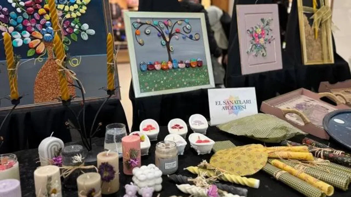 Sakarya’da Engelsiz Hobi Atölyesi ürünleri ilgi gördü