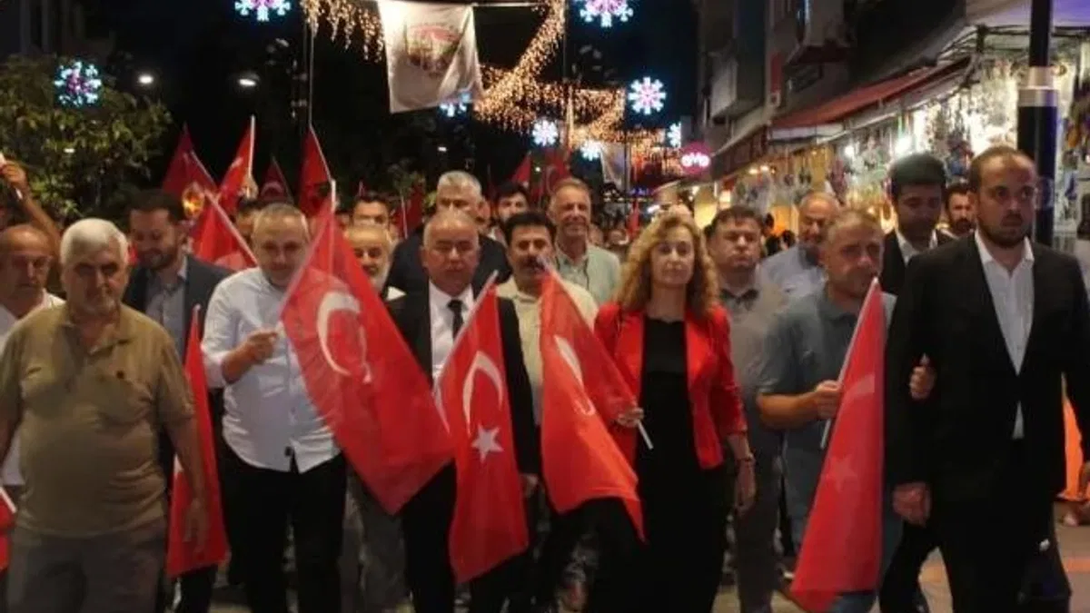 İstanbul Şile ‘Milli Birlik’ kortejinde buluştu