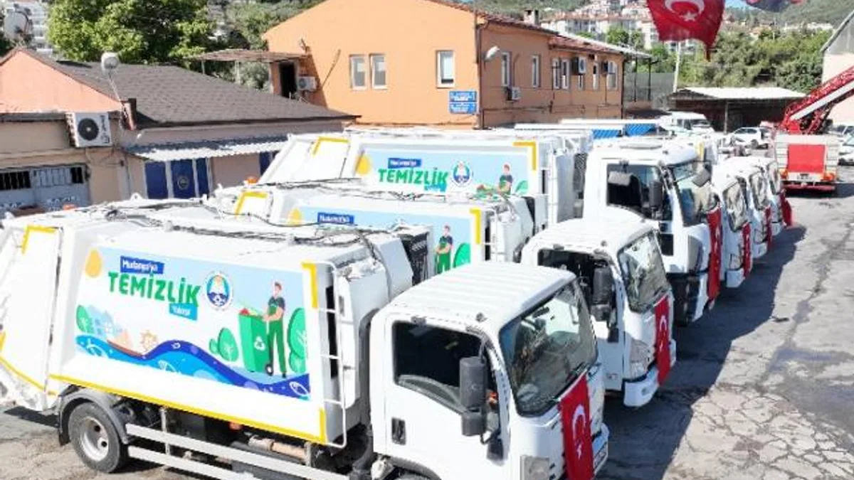 Mudanya’da temizlik filosu yeni araçlarla güçlendi
