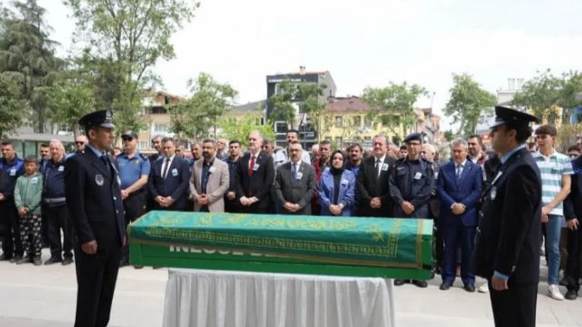 İnegöl’de vefat eden zabıta memuru Şengün için tören düzenlendi