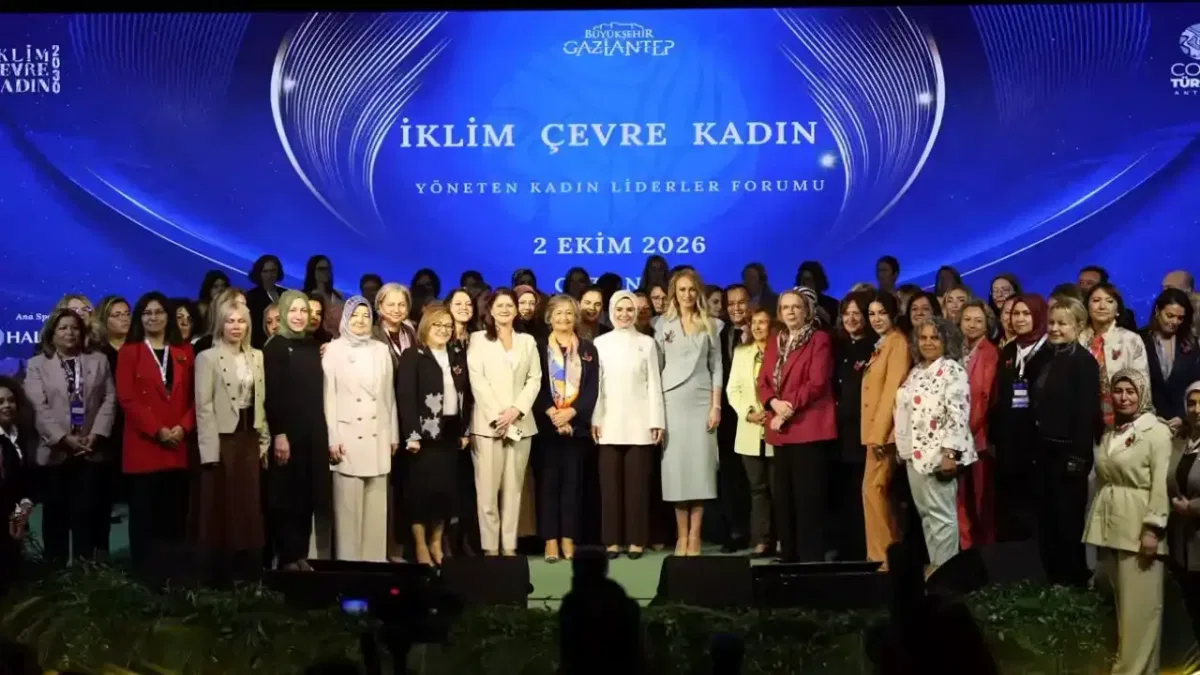 Gaziantep’teki forumda kadın liderlerin iklim krizindeki rolü masaya yatırıldı