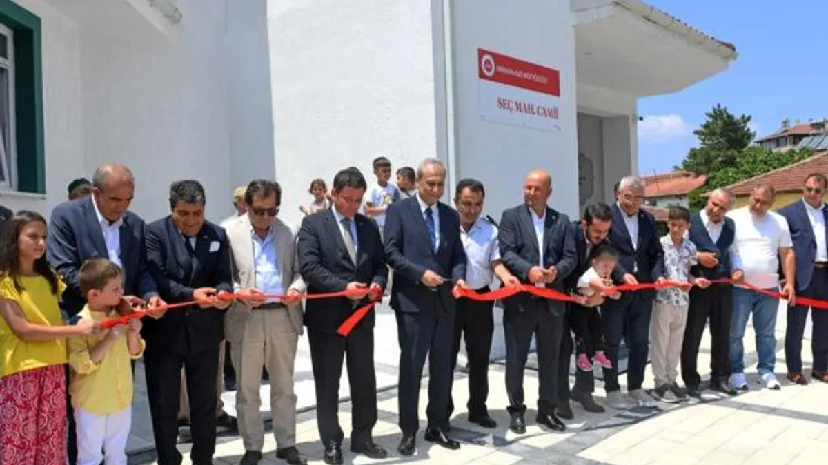 Bursa Osmangazi’de Seçköy Mahallesi Camii ibadete açıldı