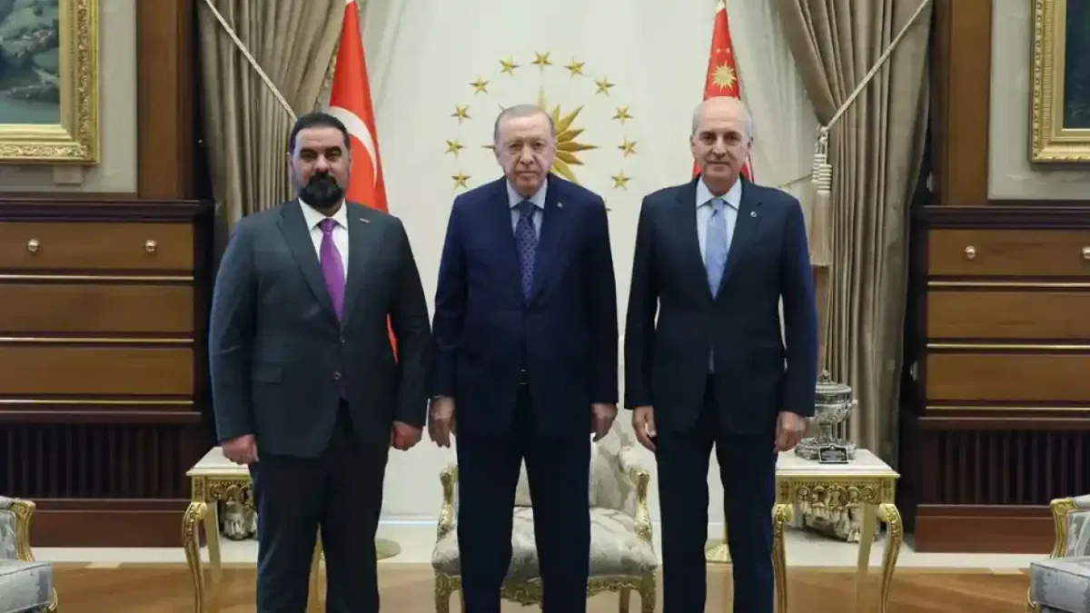 Cumhurbaşkanı Erdoğan, Irak Temsilciler Meclisi Başkanı Halbusi’yi kabul etti