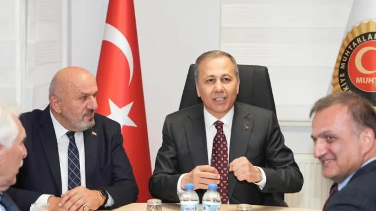 Bakan Yerlikaya’dan muhtarlara ziyaret