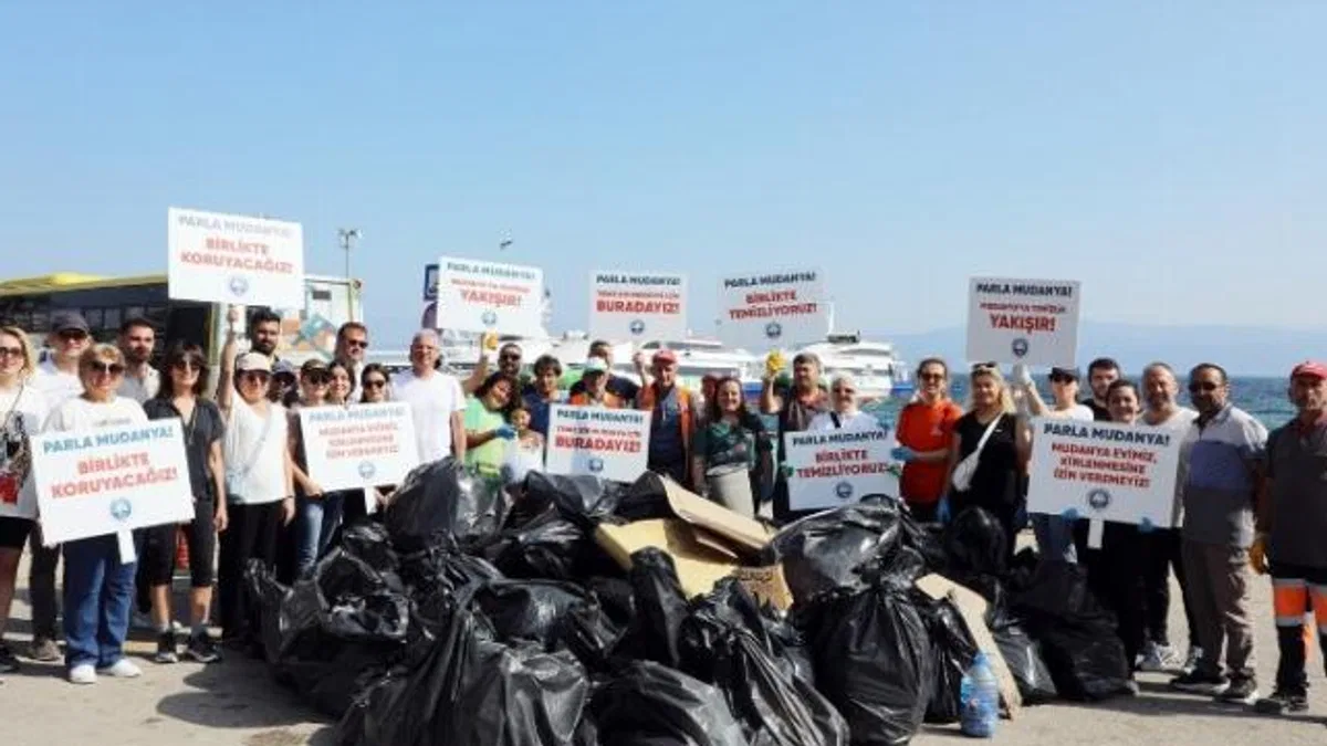 Bursa Mudanya’dan temizlik duyarlılığı!
