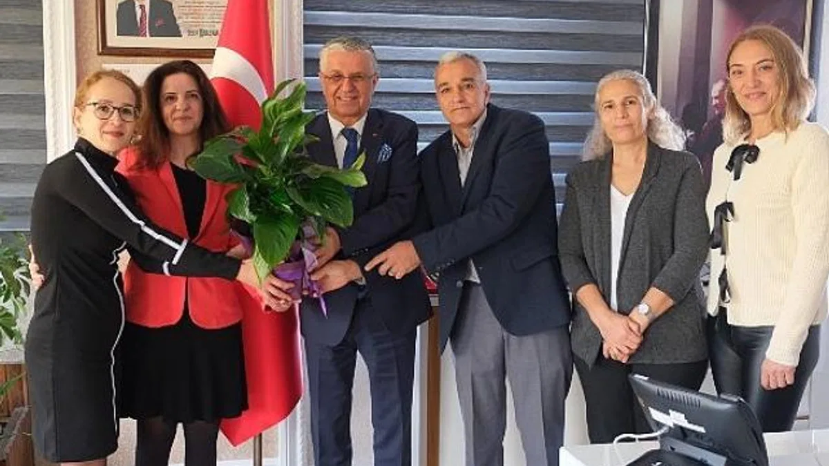 Okul aile birliğinden Başkan Topaloğlu’na ziyaret