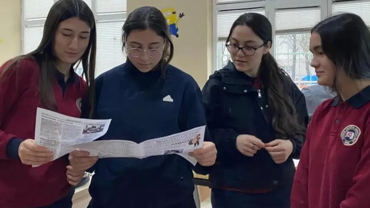 Sinop’ta öğrencilerden Ramazan Gazetesi