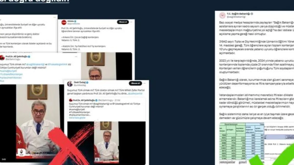 ‘Yabancı uyruklu öğrenci’ ve ‘kadro’ iddialarına çifte yalanlama