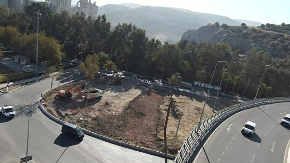 Büyükşehir’den otogar önüne estetik dokunuş