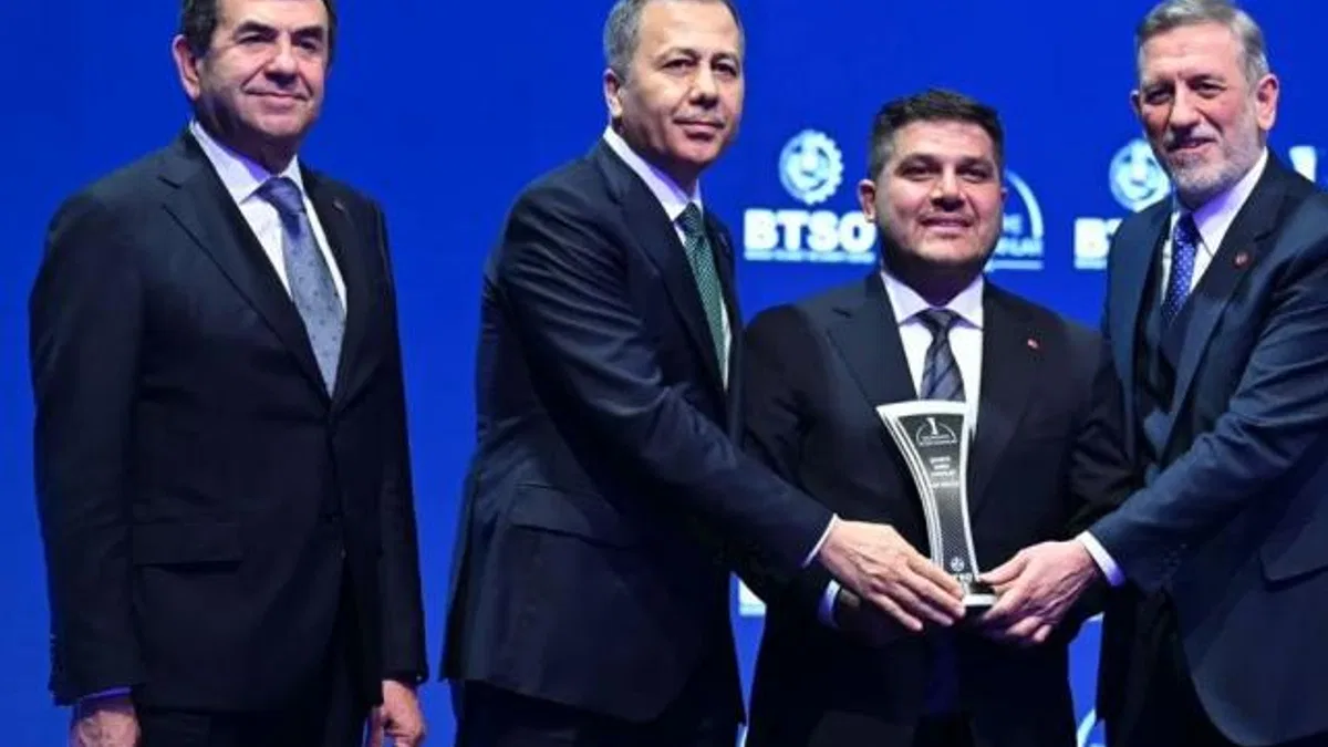 BTSO’dan ART Recycle’a yeşil çevre ve sürdürülebilirlik ödülü