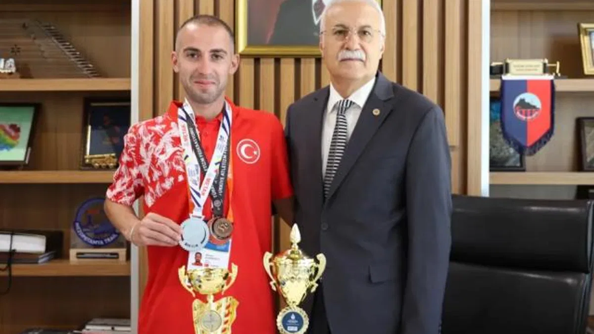 Mardinli sporcu Ahmet Alkanoğlu’ndan bir başarı daha!