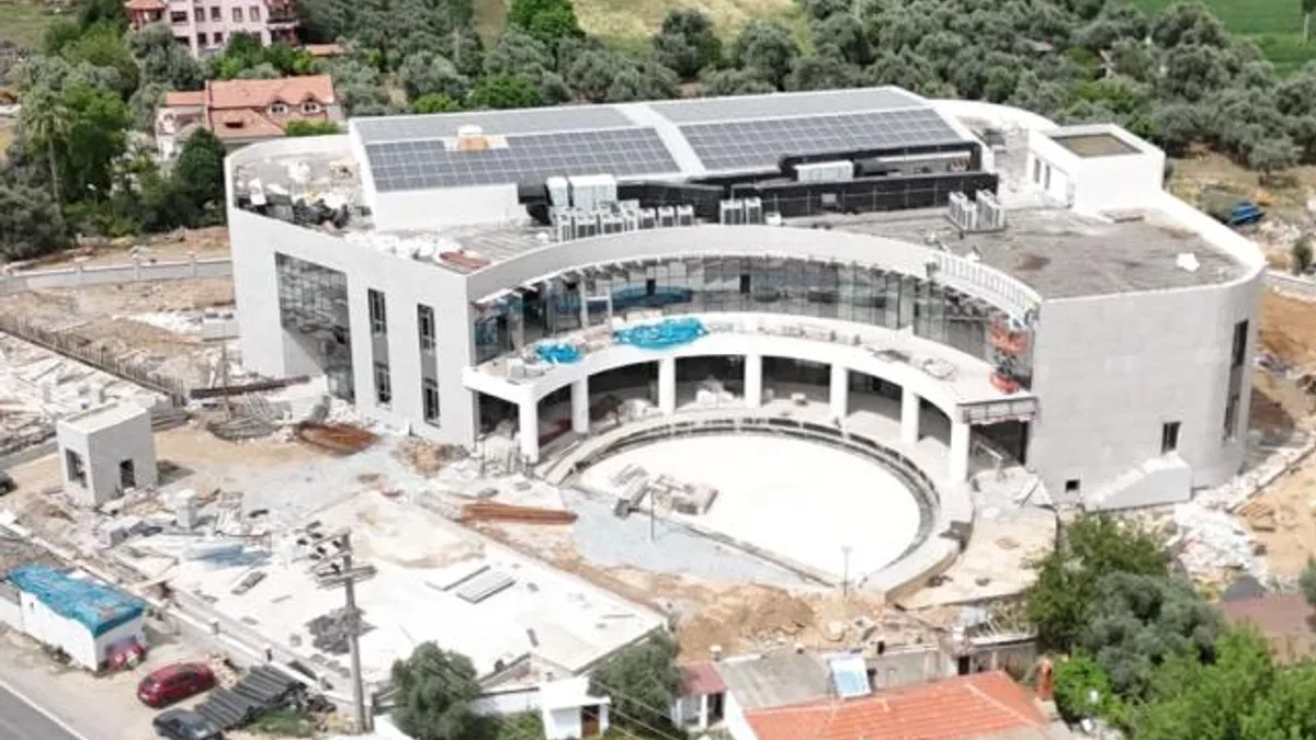 Muğla’da Milas Kültür Merkezi’nin yüzde 77’si tamamlandı