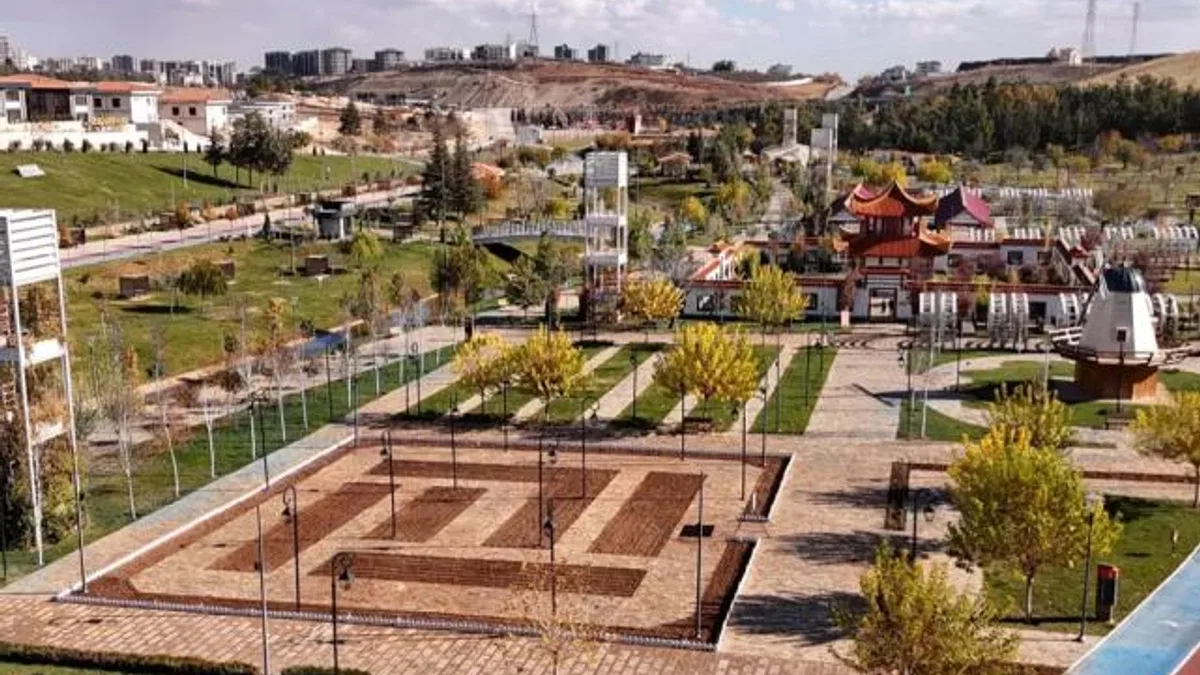 Gaziantep’te Galle Park’a Uluslararası Yeşil Bayrak Ödülü