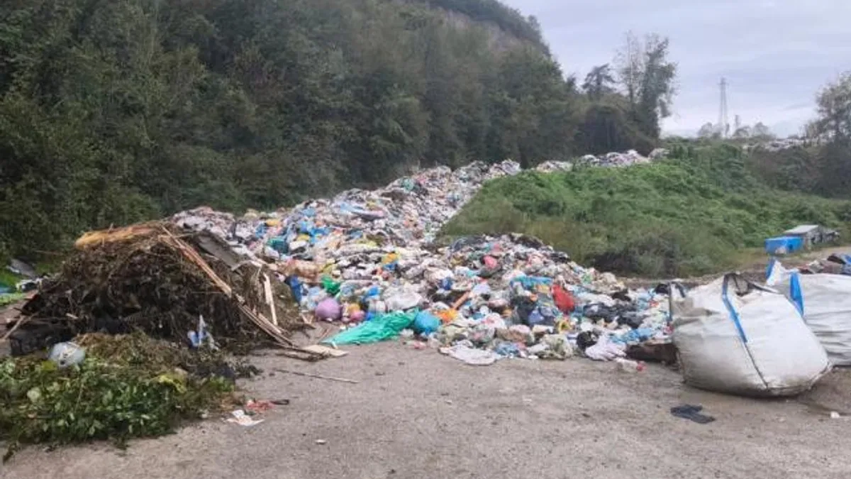 Bartın’daki çöp yola 6,4 milyon TL ceza!