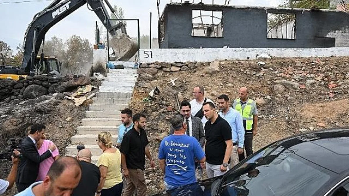 Bornova Belediyesi’nden yangın mağduru aileye destek