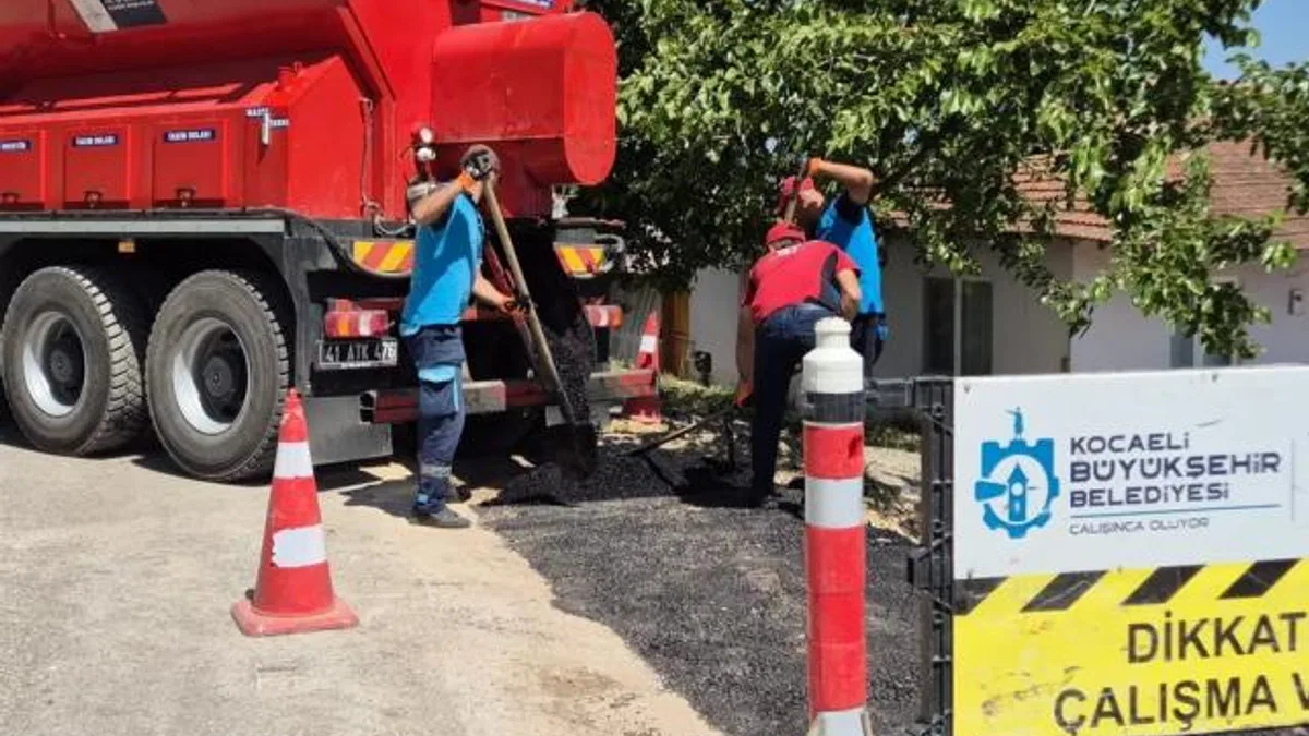 Kocaeli’de güvenli ve konforlu yollar için hızlı müdahale