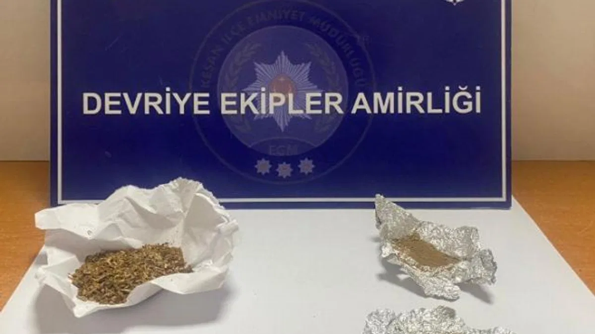 Edirne Keşan’da uyuşturucuya 4 gözaltı!