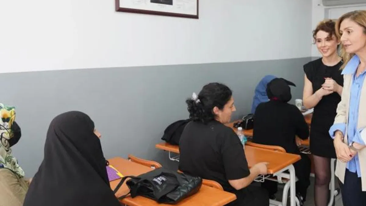 İstanbul Beylikdüzü’nde okuma-yazma kursunda yeni dönem