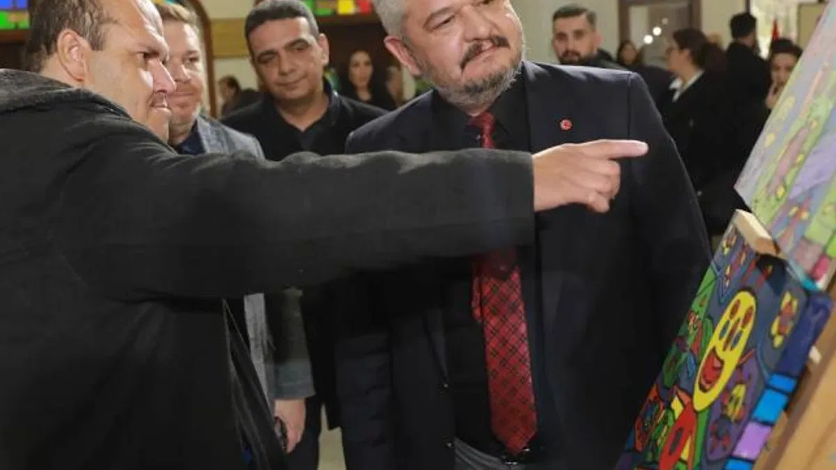 Ankara’da engel tanımayan resim sergisi