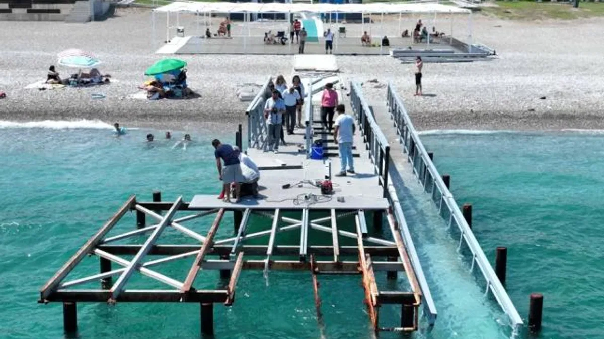 Antalya’da ‘Engelsiz Plaj’ yeni sezona hazırlanıyor