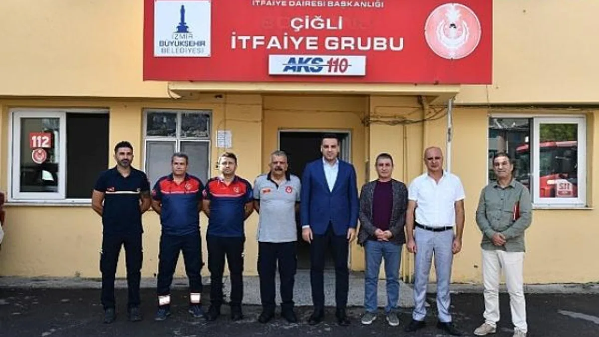 Başkan Yıldız’dan Çiğli İtfaiyesine Anlamlı Ziyaret