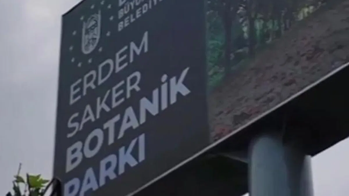 Bursa’da Erdem Saker’in adı Botanik Park’ta ölümsüzleştirildi