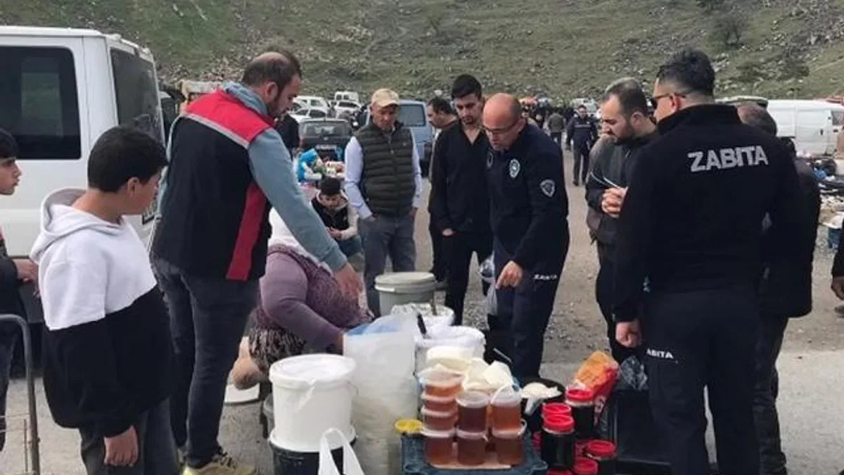 Kayseri Büyükşehir’den bit pazarına denetim