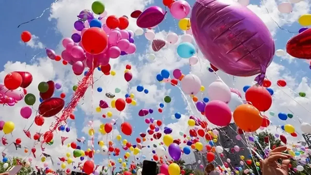 Beylikdüzü’nde umut balonları Almira için gökyüzünde