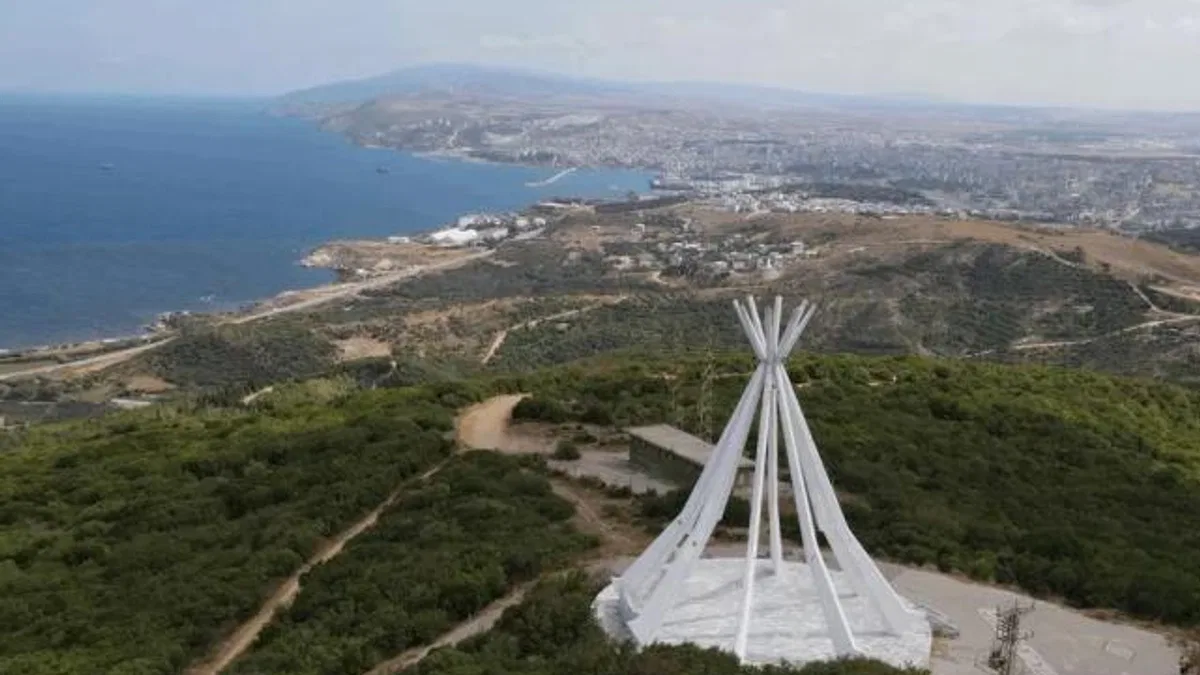 Son Kurşun Anıtı’na giden yol yenilendi