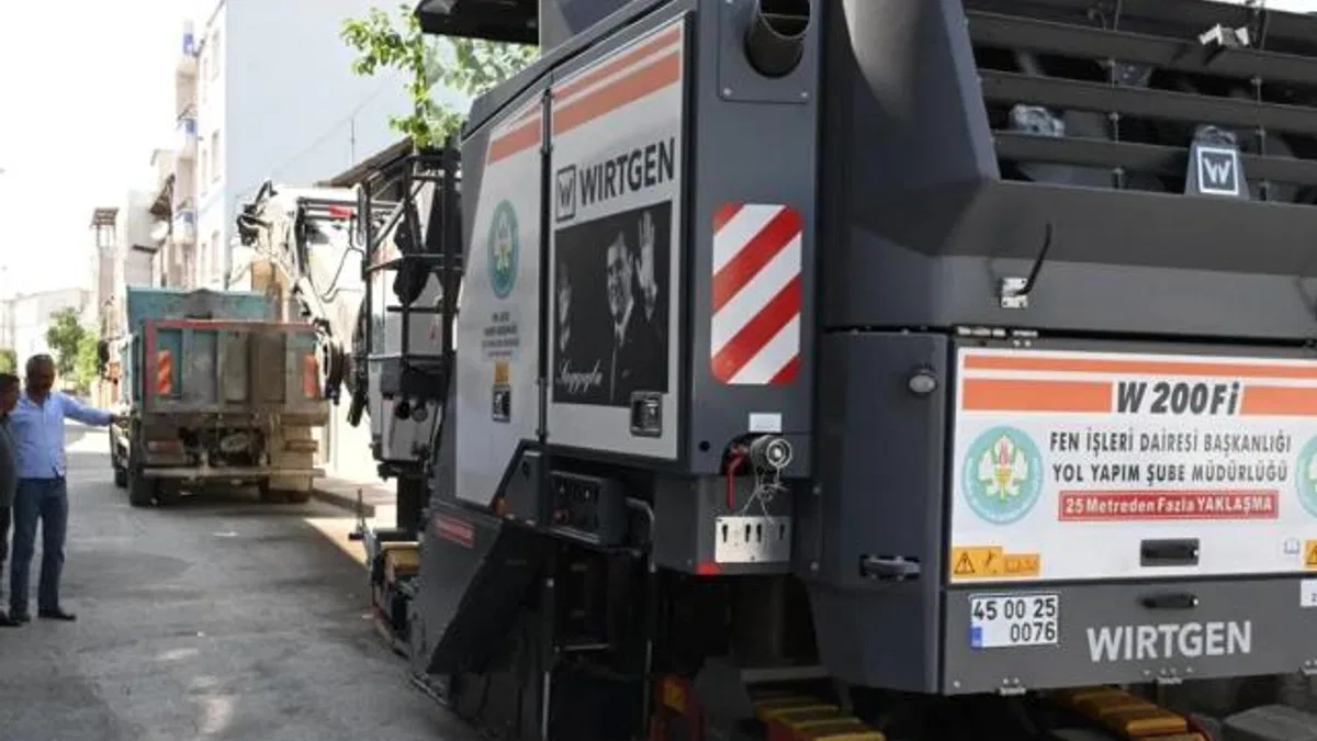 Manisa’da asfalt çalışmaları başlandı