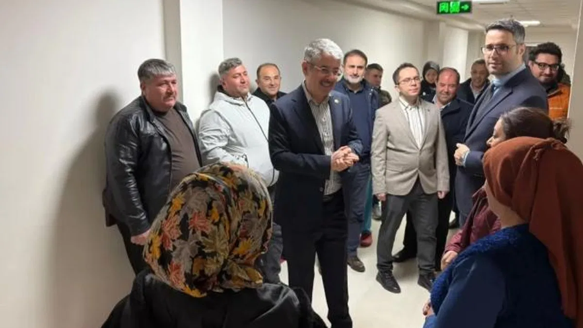 Şaban Çopuroğlu’ndan çat kapı hastane ziyareti