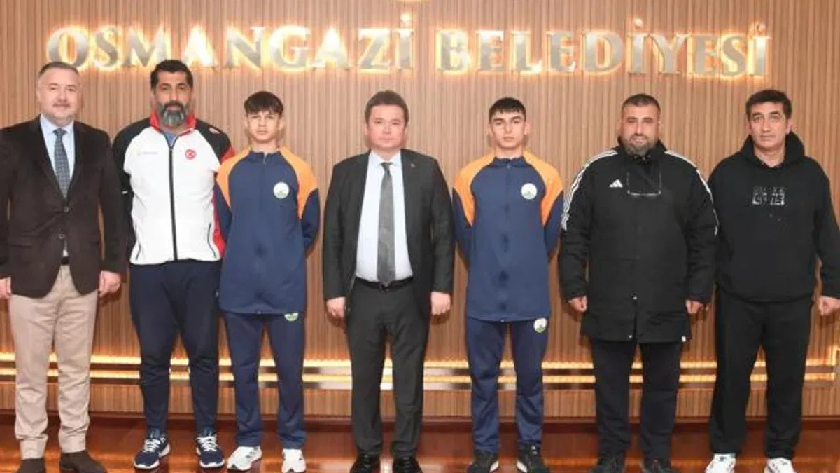 Milli sporcular Osmangazi’den Dünya Şampiyonası’na uğurlandı