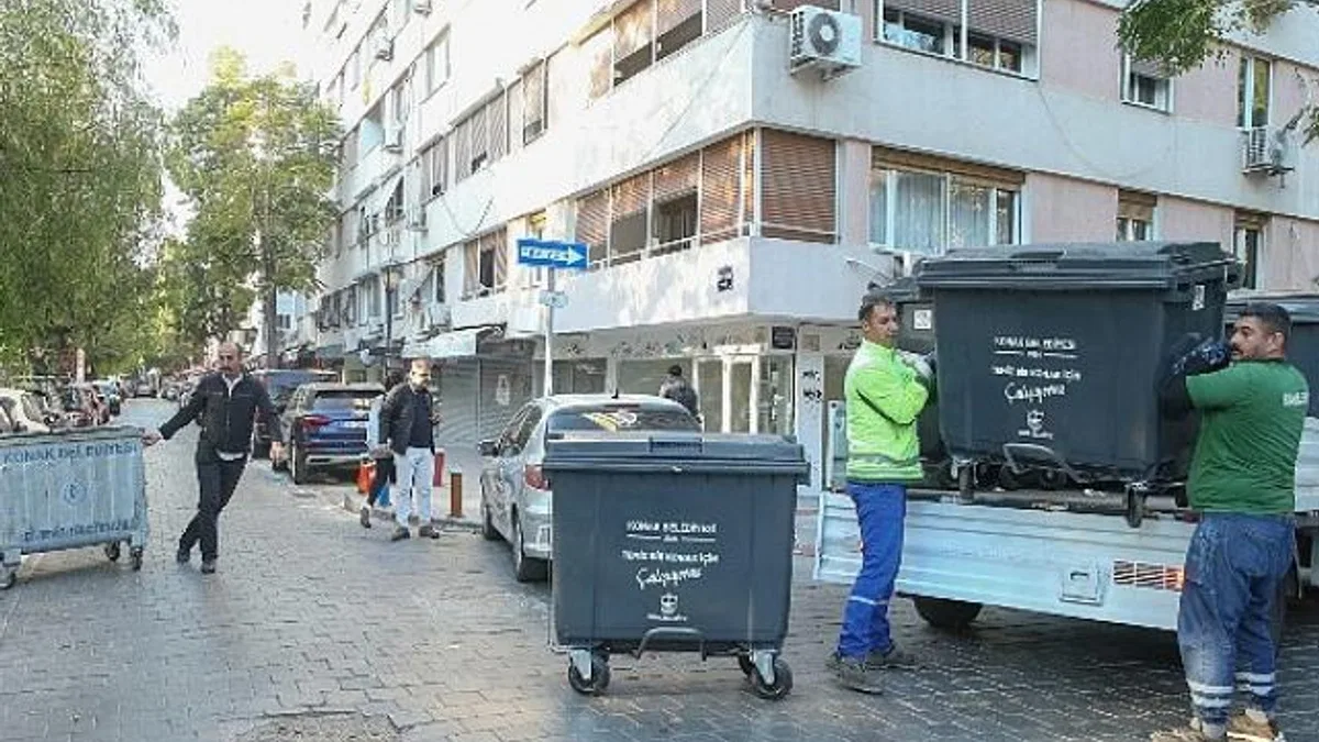 Daha temiz bir Konak için konteyner harekatı