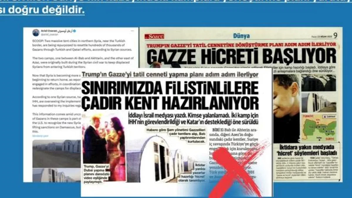 Türkiye ve Katar’ın ‘Gazzelileri Suriye’ye yerleştirme planı’ iddiası yalanlandı