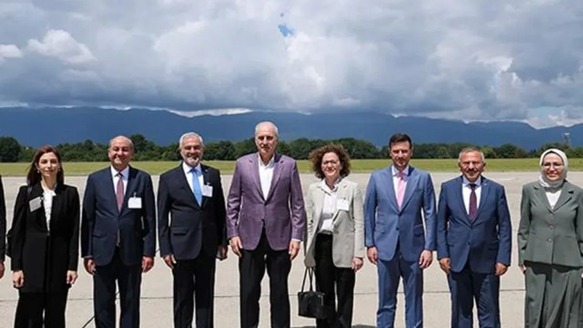 TBMM Başkanı Kurtulmuş İsviçre’de