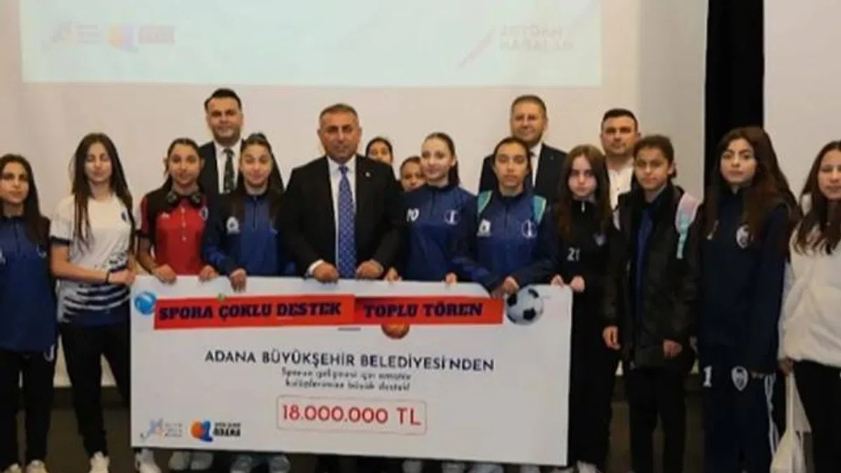 Adana Büyükşehir Belediyesi’nden amatör spor kulüplerine destek