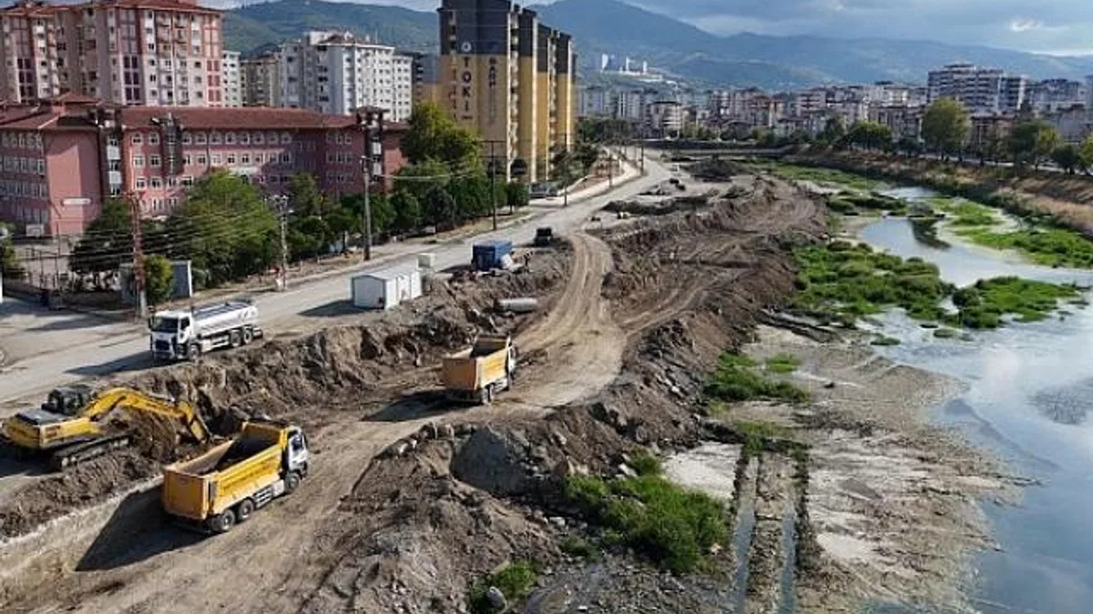 Canik’e Yeni Gerdanlık: Mert Irmağı Islahı Devam Ediyor