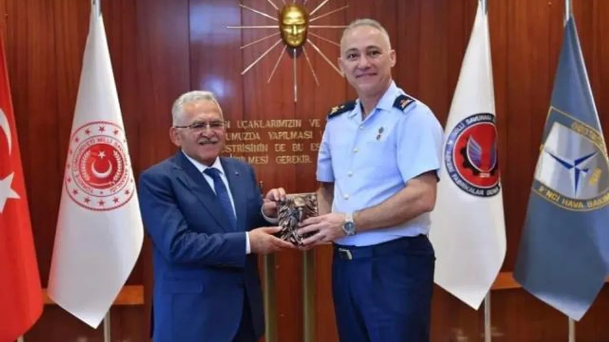 Başkan Büyükkılıç’tan Garnizon Komutanlığı’na atanan Acar’a hayırlı olsun ziyareti
