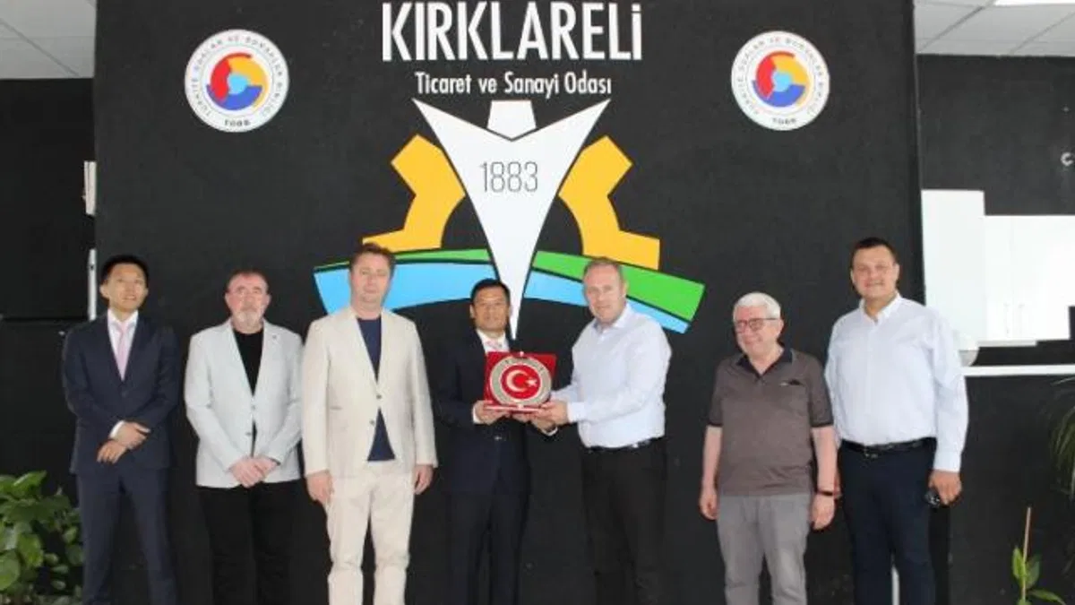 Kırklareli TSO, Shang Jian’ı ağırladı
