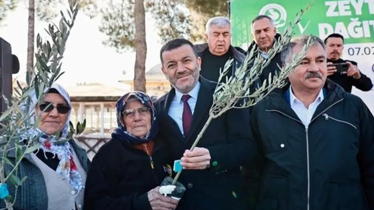 Denizli’de üreticiye 100 bin zeytin fidanı desteği