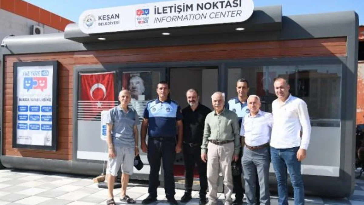 Keşan Belediyesi hizmet noktası Yeni Mahalle’de faaliyete başladı