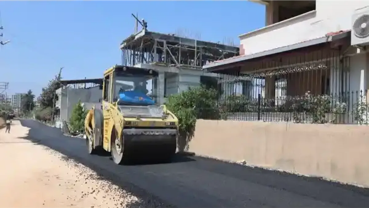 Hatay Büyükşehir’den asfalt çalışması