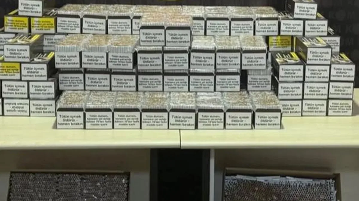 Bilecik Pazaryeri’nde kaçak tütün operasyonu