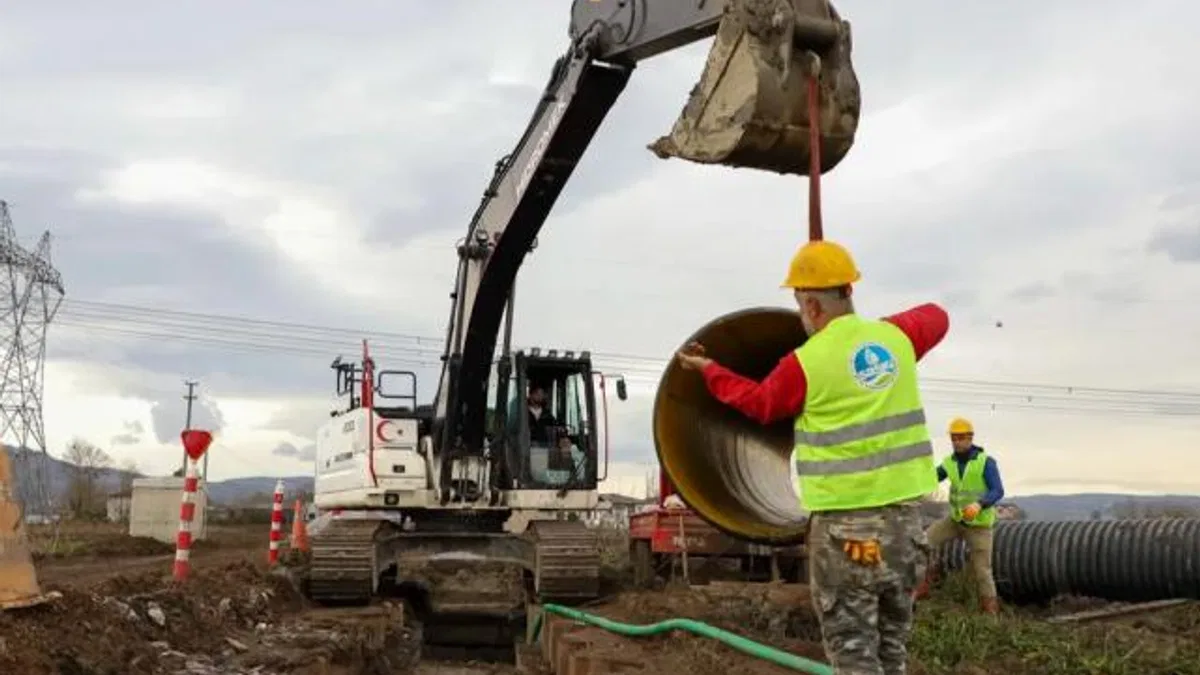 Sakarya’da 4 merkez ilçeye yağmur suyu hattı