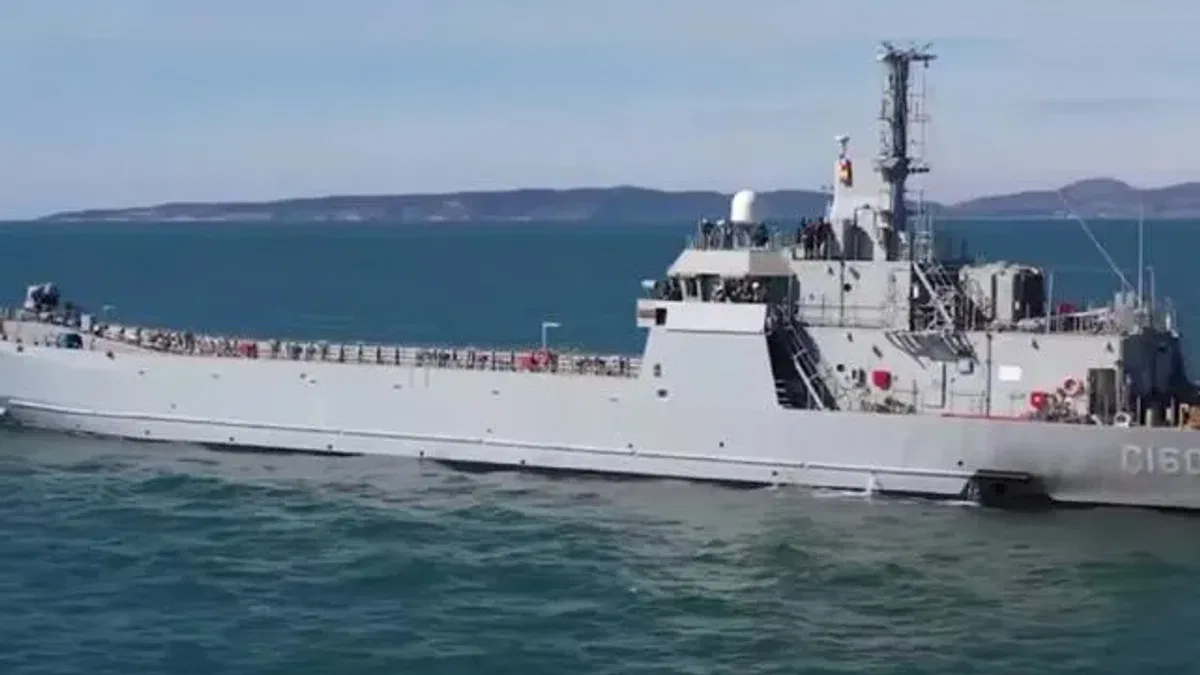 Yeni tip çıkarma gemisinde ikinci teslimat… Ç-160 Deniz Kuvvetleri envanterinde