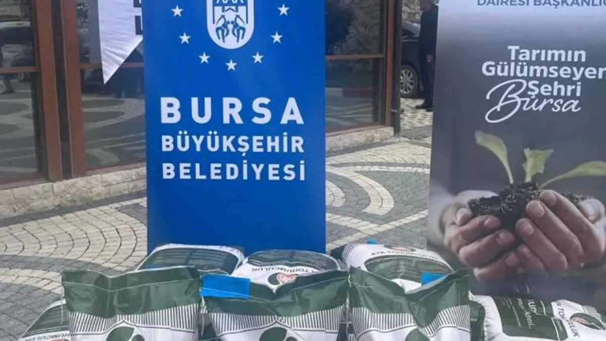 Bursa Büyükşehir’den çiftçiye tohum desteği